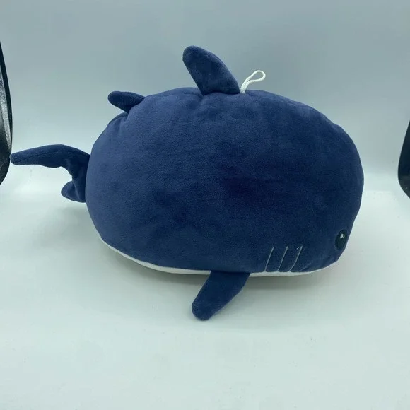 Fiesta Stan the Shark Plush 11" Navy Blue Stuffed Animal Toy - Picture 2 of 4